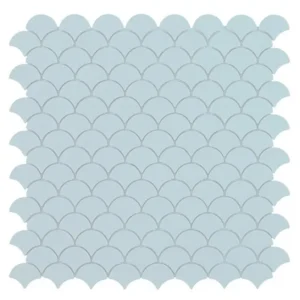 Escama de Pez Azul Claro Mate