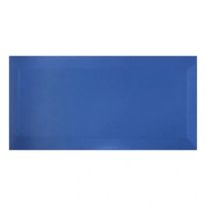 Unicolor 10x20 Biselado Mar