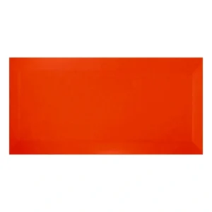 Unicolor 10x20 Biselado Rojo