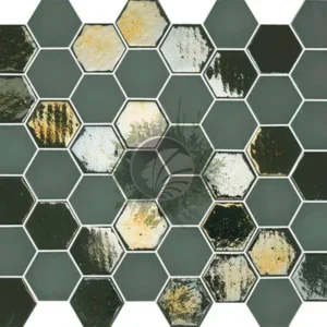 Mosaico Hexagonal Caqui