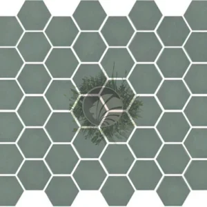 Mosaico Hexagonal Caqui Mate